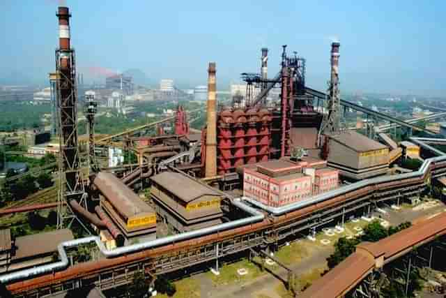 The Visakhapatnam Steel Plant has a capacity of 7.3 million tonnes of steel per year, but only two of three blast furnaces are working, generating a total of five million tonnes. (Twitter)