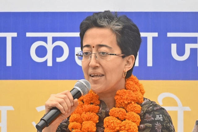 Minister Atishi Marlena of the AAP government in Delhi. (Photo: Atishi/Facebook)