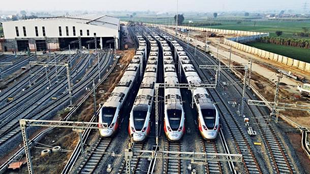 A view of the Delhi–Meerut Regional Rapid Transit System.