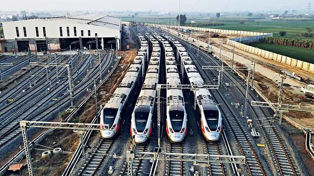A view of the Delhi–Meerut Regional Rapid Transit System.