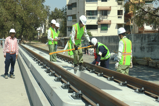 Slab Track system. (Source: NHSRCL)