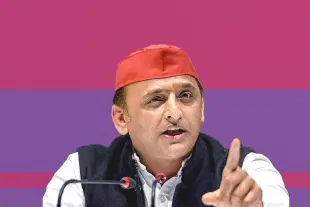 Samajwadi Party chief Akhilesh Yadav.