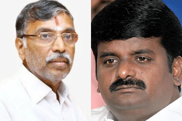 Former AIADMK ministers KP Anbalagan and C Vijayabaskar