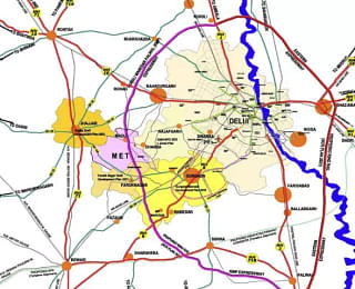 MET City Location Map