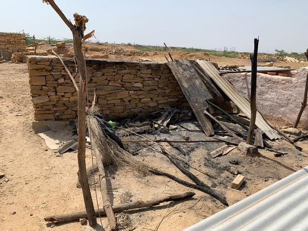 Demolished houses