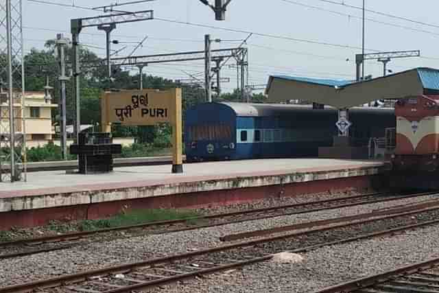 The Puri Railway Station.