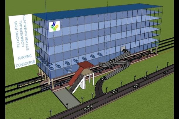 Bengaluru Suburban Rail station graphic image (KRIDE)