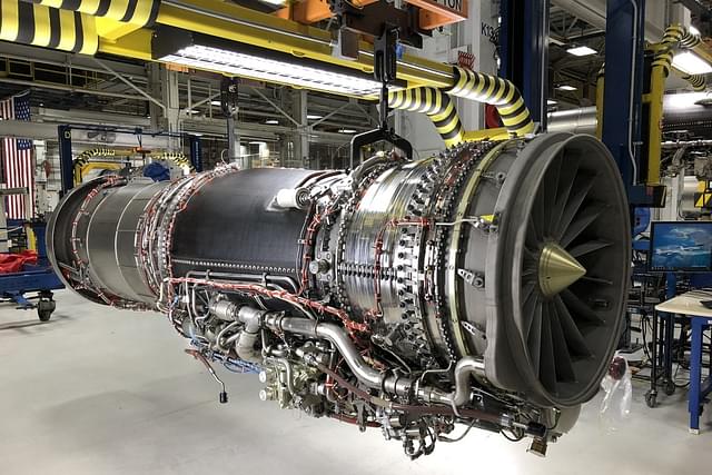 The F-414 GE engine. 