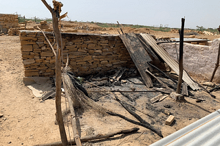Demolished houses of Pak Hindus in Jaisalmer, Rajasthan