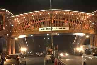 The Khanapara footbridge in Guwahati. (Facebook)