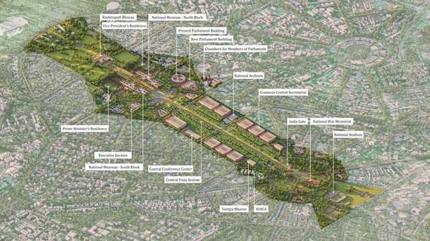 The Central Vista Redevelopment details (Source: HCP Design, Planning and Management)