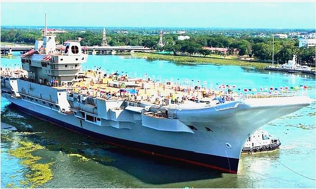 INS Vikrant in Kochi (Source: Indian Navy official website)