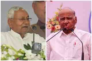 JD(U) leader Nitish Kumar and NCP leader Sharad Pawar