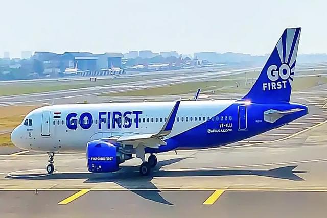 Go First airline. (Representative image)