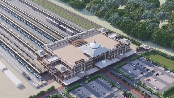 The redeveloped station will also have a place for meditation, Yoga and library facilities