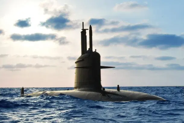 An Scorpene-class submarine of the Indian Navy.