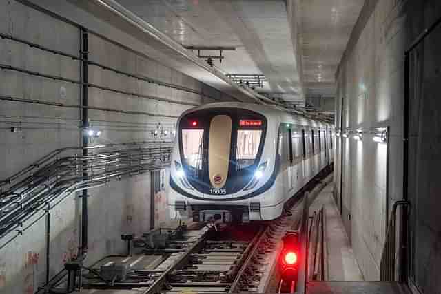 Metro in tunnel (Representative image) (Source: Wikipedia)