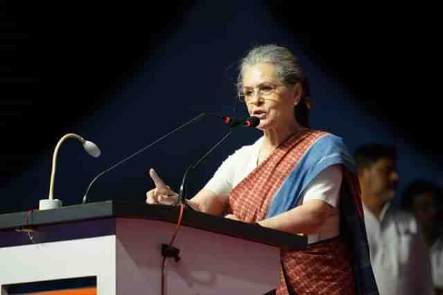 Congress leader Sonia Gandhi