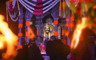 Murti of Shivaji Maharaj at the fort