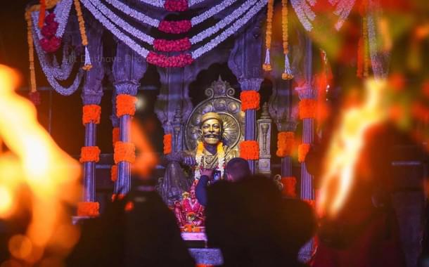 Murti of Shivaji Maharaj at the fort
