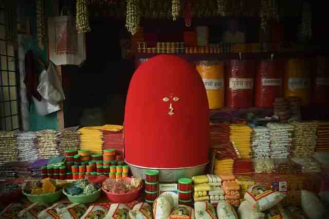 A picture from a shop in the temple premises 