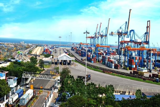 Port in Andhra Pradesh. (Twitter)