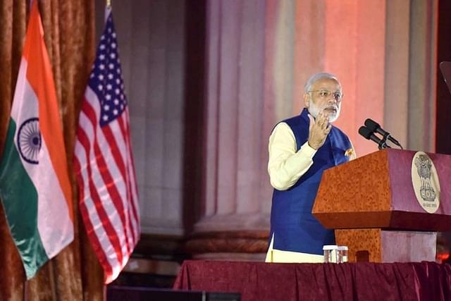 PM Modi at an event in America
