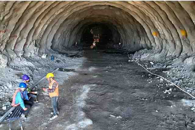 Tunnel work in Valsad for bullet train.