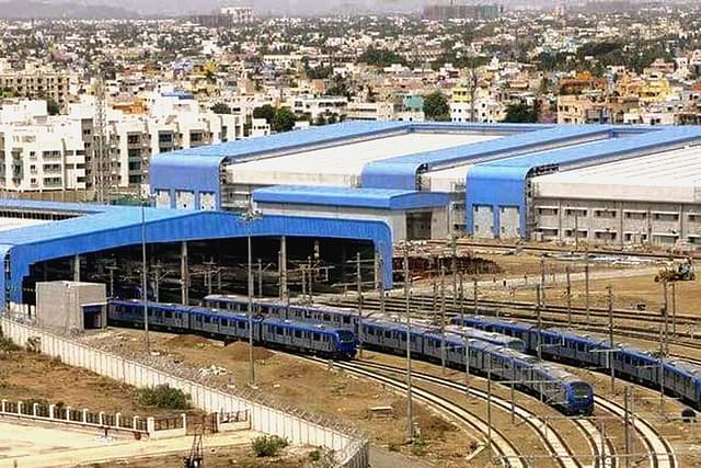 The designated maintenance and operation location for these trains is the depot under construction in Poonamallee. (X)