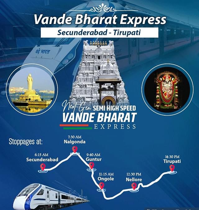 Secunderabad-Tirupati Vande Bharat Express (Twitter)