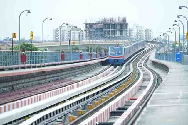 Kolkata Metro Orange Line (Source: Twitter)