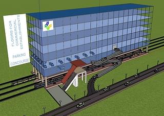 Bengaluru Suburban Rail station graphic image (KRIDE)