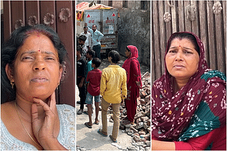 Pictures of residents of Shahbad Dairy area and nearby colonies 
