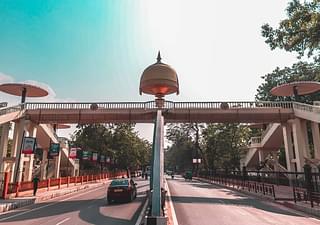 The footbridge at Bharalumukh in Guwahati (Facebook)