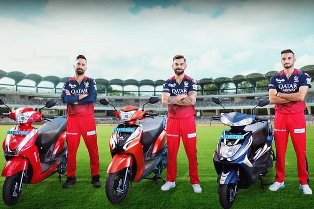 "Har Gully Electric!" RCB became brand ambassadors for Greaves Mobility and launched a special edition of the Primus electric two-wheeler.