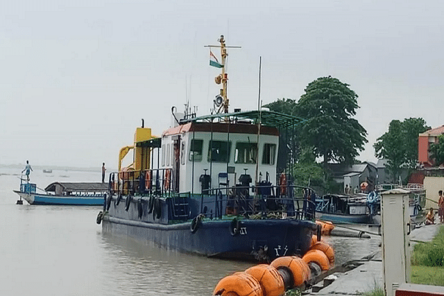 The Dhubri riverport, Assam.