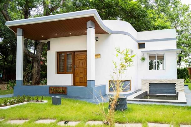 3-D printed 1BHK house constructed in IIT Madras campus by Tvasta. (Photo: Tvasta)