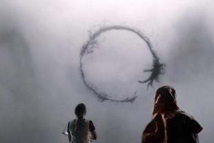 A shot from the film, 'Arrival'