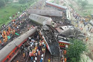 The accident site in Balasore, Odisha
