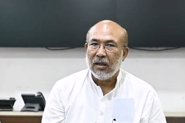 Manipur CM N Biren Singh (Pic Via Twitter)