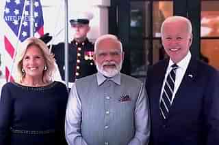 PM Modi with US President Biden and First Lady Jill Biden (Pic Via YouTube Screengrab)