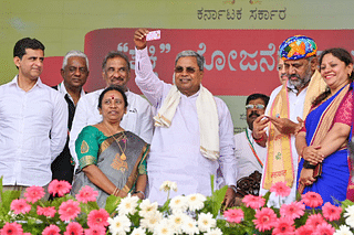 Karnataka Chief Minister Siddaramaiah launching the Shakti scheme (Photo: Siddaramaiah/Twitter)
