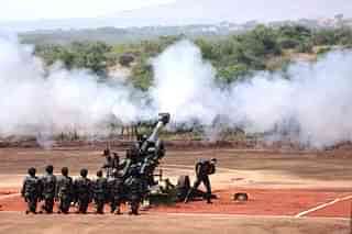 M777 Howitzer at the Deolali Artillery Centre in Maharashtra’s Nashik earlier today. (@livefist/Twitter)