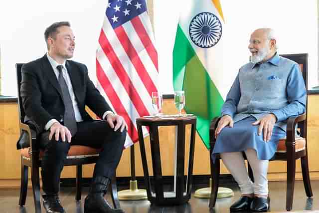 Tesla's Elon Musk with Prime Minister Narendra Modi (X)