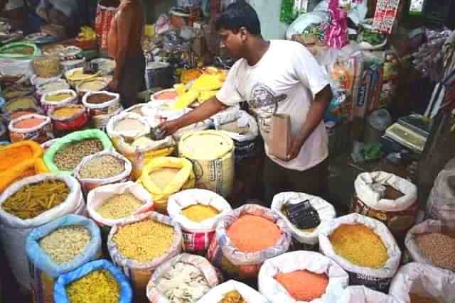 A retail shop in India. 