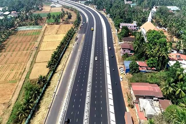 National Highway in Kerala (Twitter)