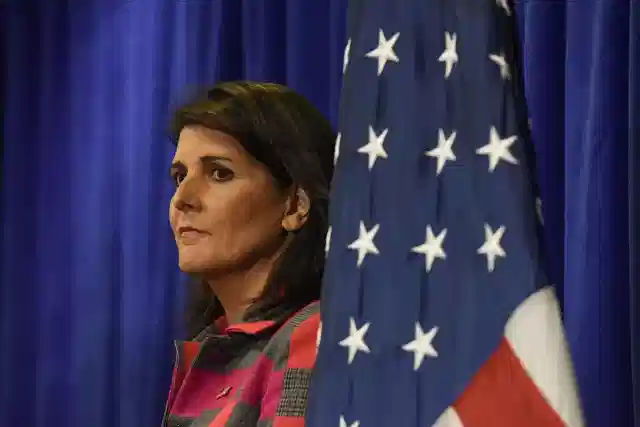 Republican presidential hopeful Nikki Haley. 