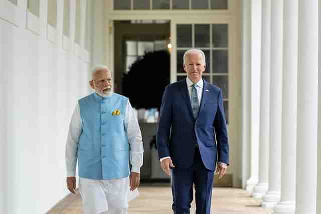 File photo of Prime Minister Narendra Modi with US President Joe Biden.