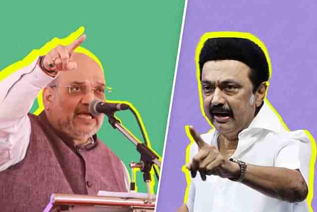 Amit Shah and M K Stalin.