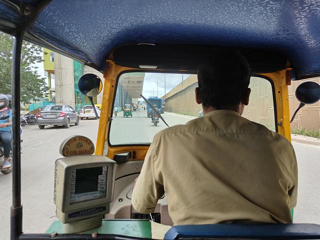 Manjunatha, an auto driver in Bengaluru’s Nagasandra.